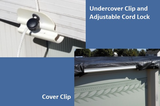 Secure Fit System: undercover clips and cover clips